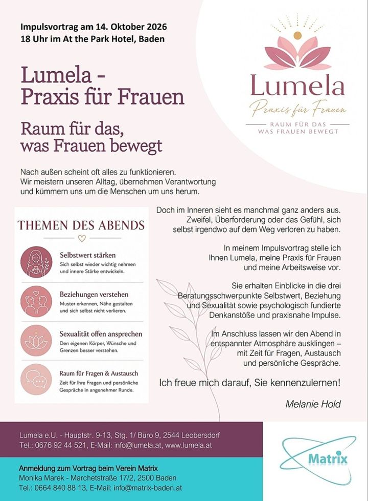 Impulsvortrag: Lumela – Praxis für Frauen: Raum für das, was Frauen bewegt